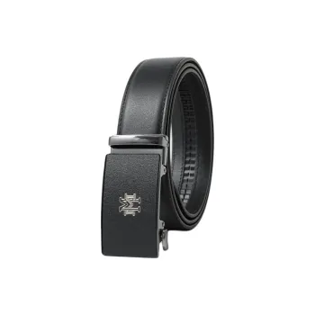 FION Mountain And Sea Journey Series Top Grain Cow Leather Leather Belts Men's 3.5cm
