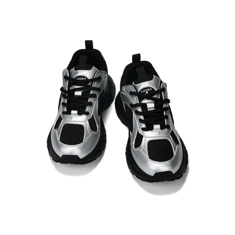LUCKY BRAND Shock Absorbers With Abrasion Resistant And Slip Resistant Properties Low Top Chunky Sneakers Unisex-3