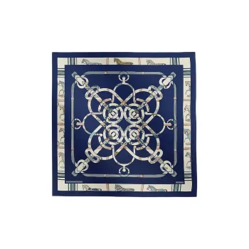 HERMES Cashmere, Silk Shawls Women's Blue