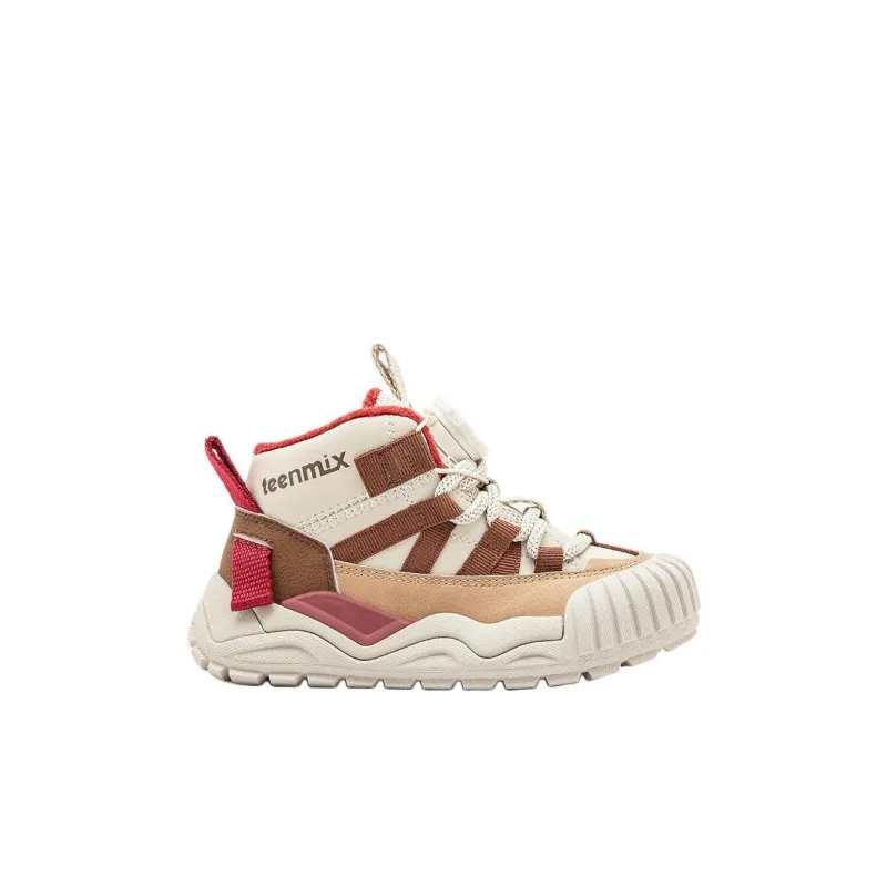 Teenmix Abrasion Resistant Thermal Mid Top Kids Lifestyle Shoes Milk Coffee Kids'-1