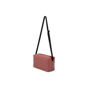 ISSEY MIYAKE PU Polyurethane Crossbody Bag, Shoulder Bag Unisex Orange