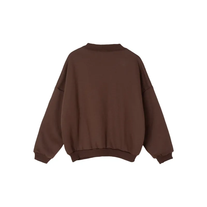 FAWENXIANGZI Sweatshirt Women's Coffee-1