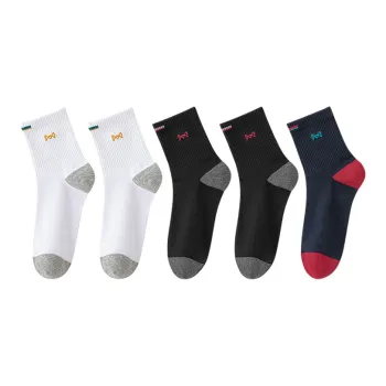 MIIOW Mid Calf Socks Men's 5 Pack