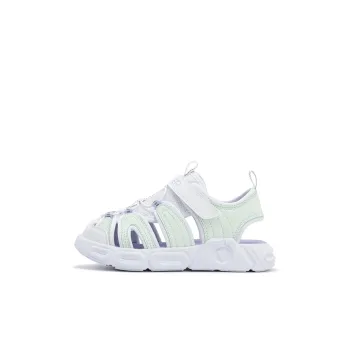 XTEP Slip Resistant Breathable Low Top Children's Sandals Special Step White Light Fruit Green Kids'
