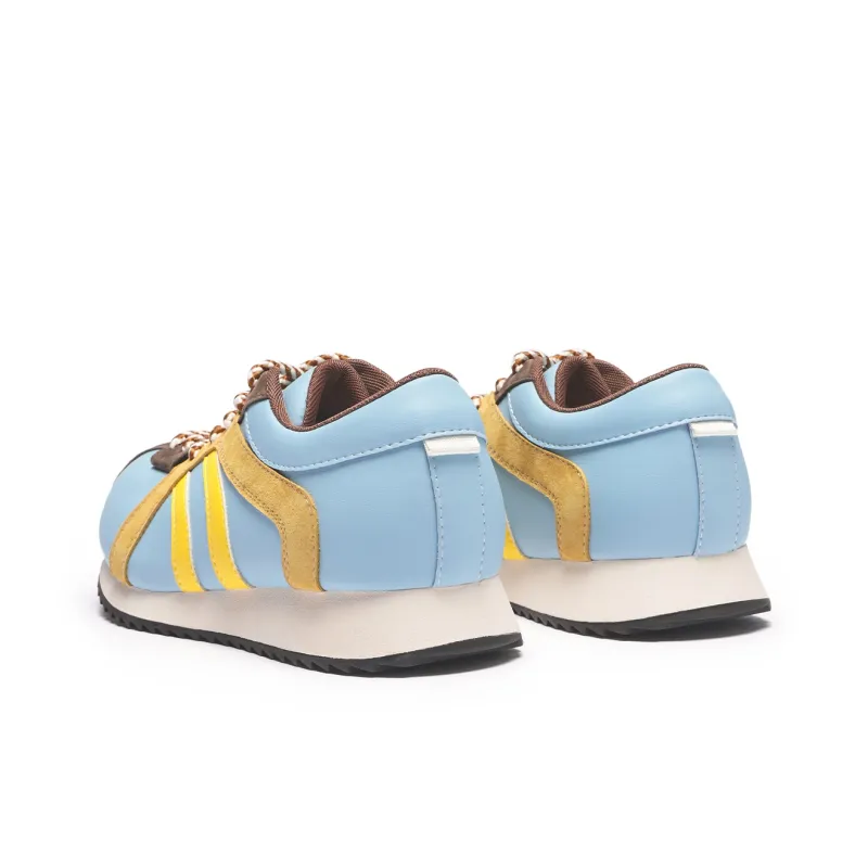 Hotwind Energetic Urban Series Low Top Casual Shoes Women's Blue Yellow-2