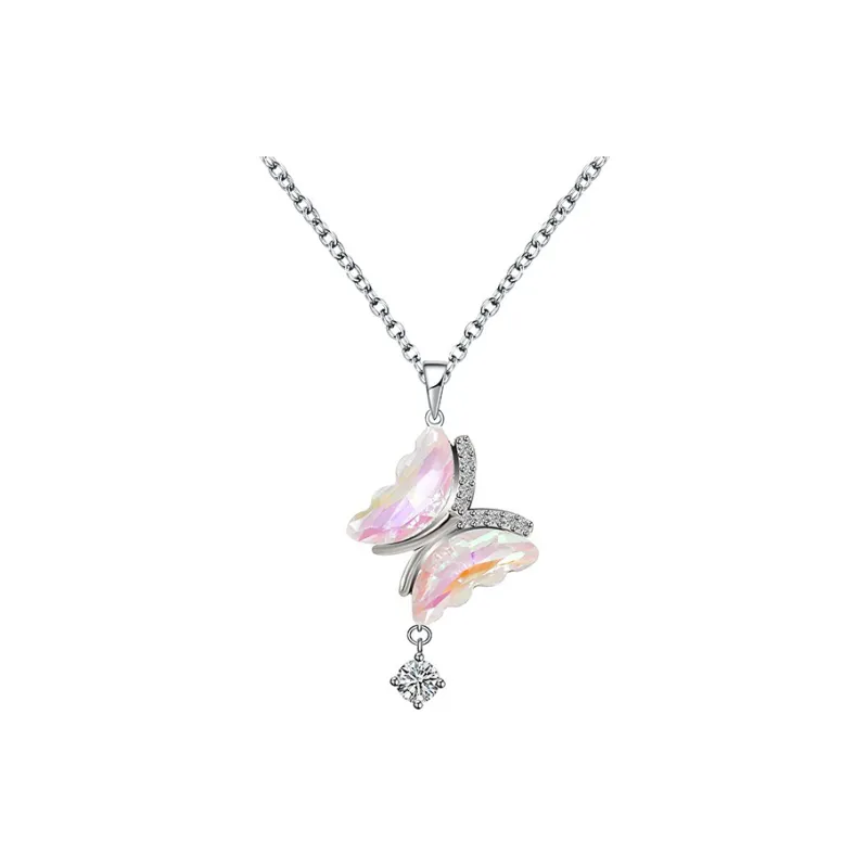Vegetarian S925 Silver Necklaces Women's-0