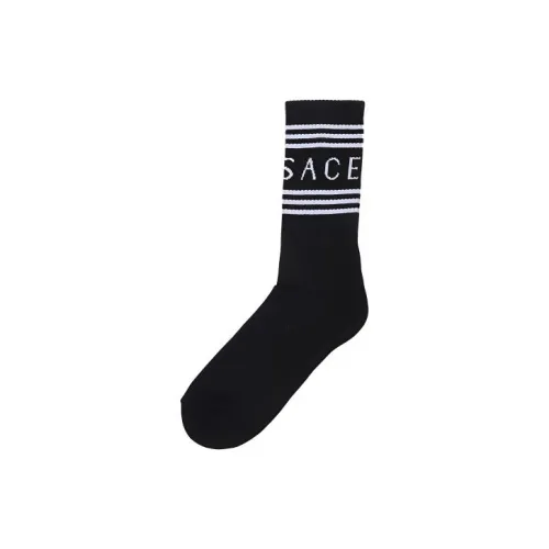 VERSACE Vintage Logo Sock 'Black/White'
