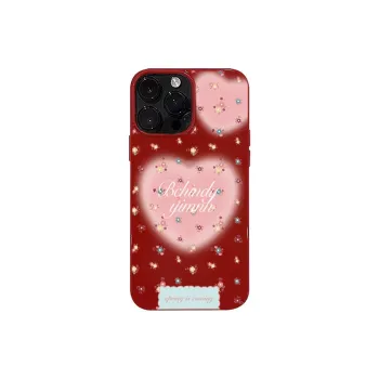XIANGRIKE TPU Material Pink Heart Phone Case Compatible With IPhone 15/14 Plus/13/12/11/15 Pro Max/XS/XR/XS Max/8 Plus