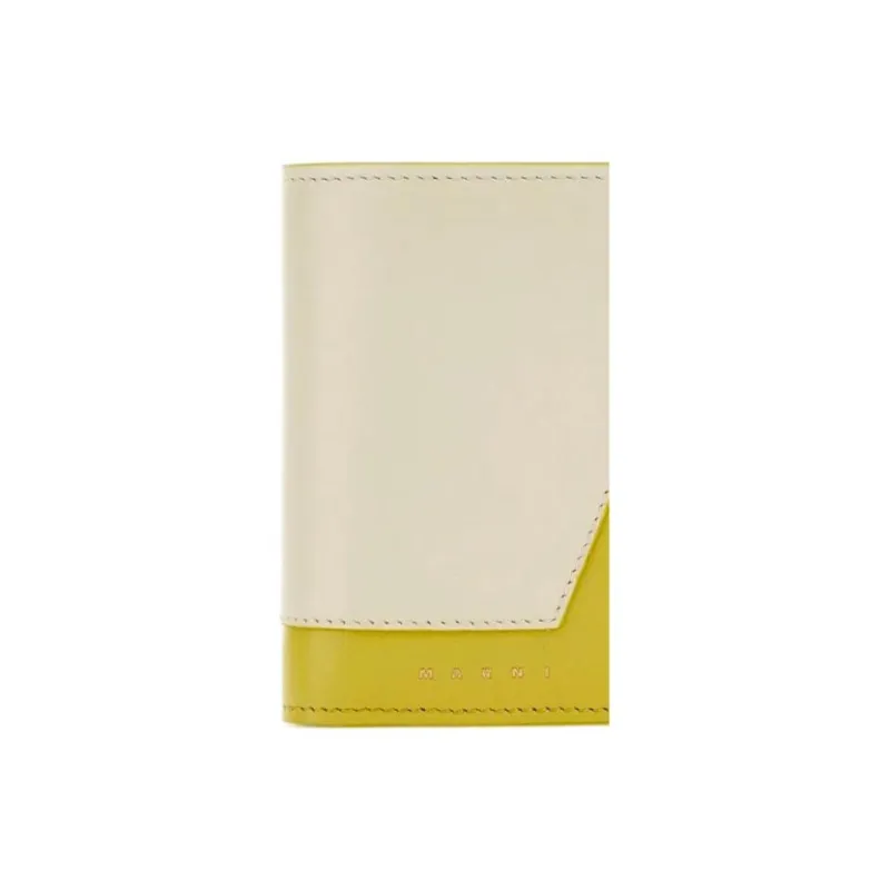 MARNI Logo Embossed Bi Fold Wallet-4