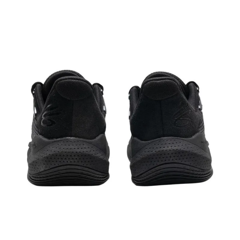 Under Armour Curry Splash 24 Durable Breathable Low Top Basketball Shoes Unisex Black-4