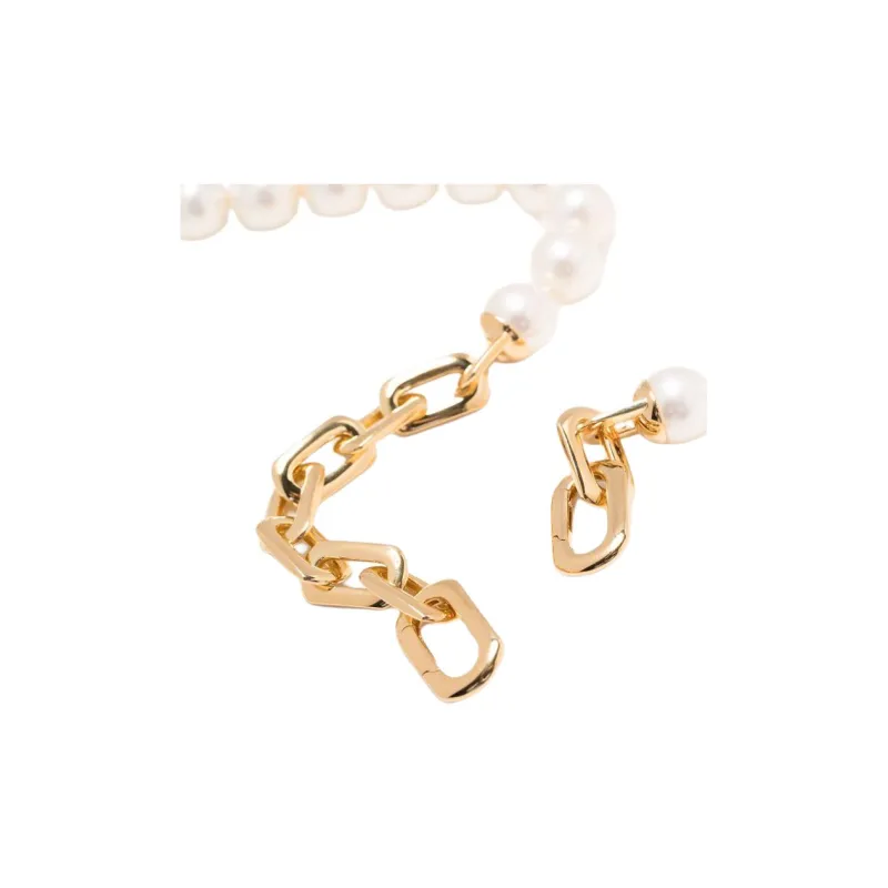 AMBUSH Pearl Chain Detail Necklace-1