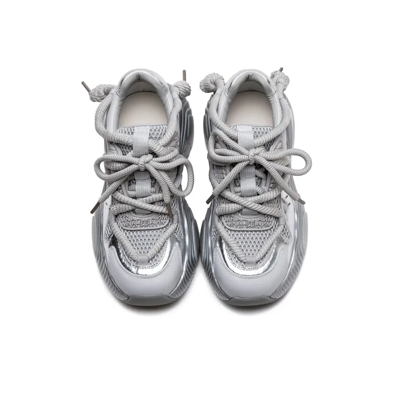 MATA Height Increasing Low Top Chunky Sneakers Women's-3