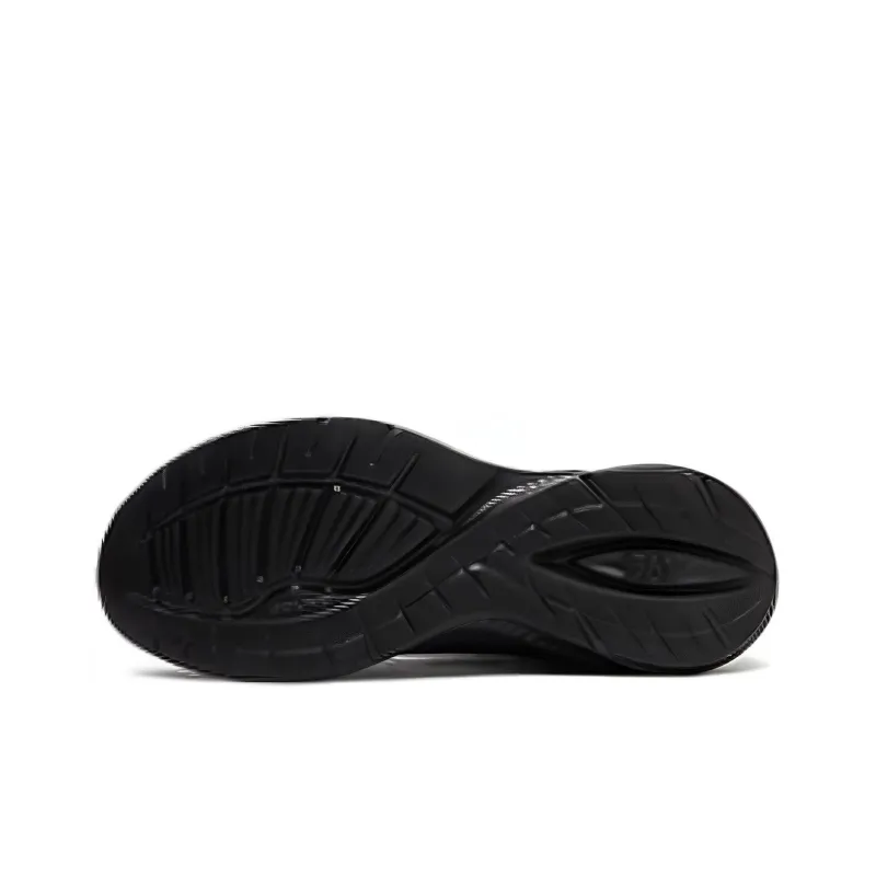 361° Abrasion Resistant Breathable Low Top Running Shoes Men's Black Gray-3