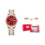 Ceramic Strap Rose Case Red Dial
