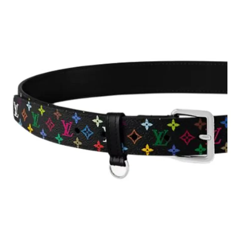 LOUIS VUITTON X Takashi Murakami Lv D Ring 30mm Belt-1
