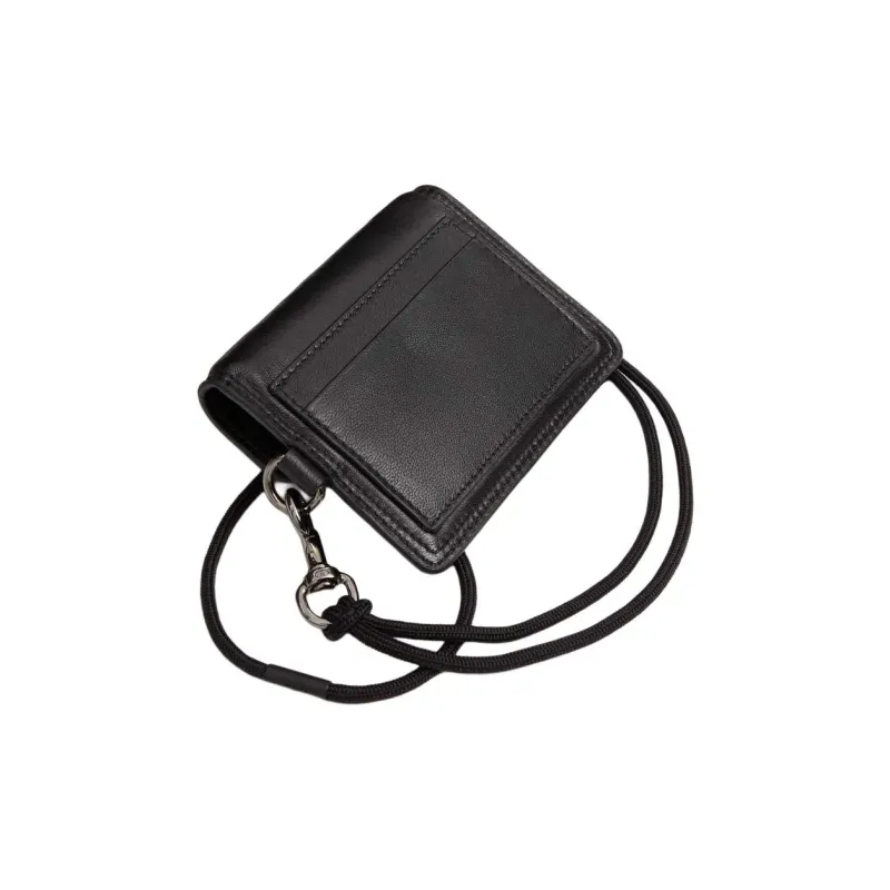 Valentino GARAVANI Sheepskin Wallet Men's Black-2
