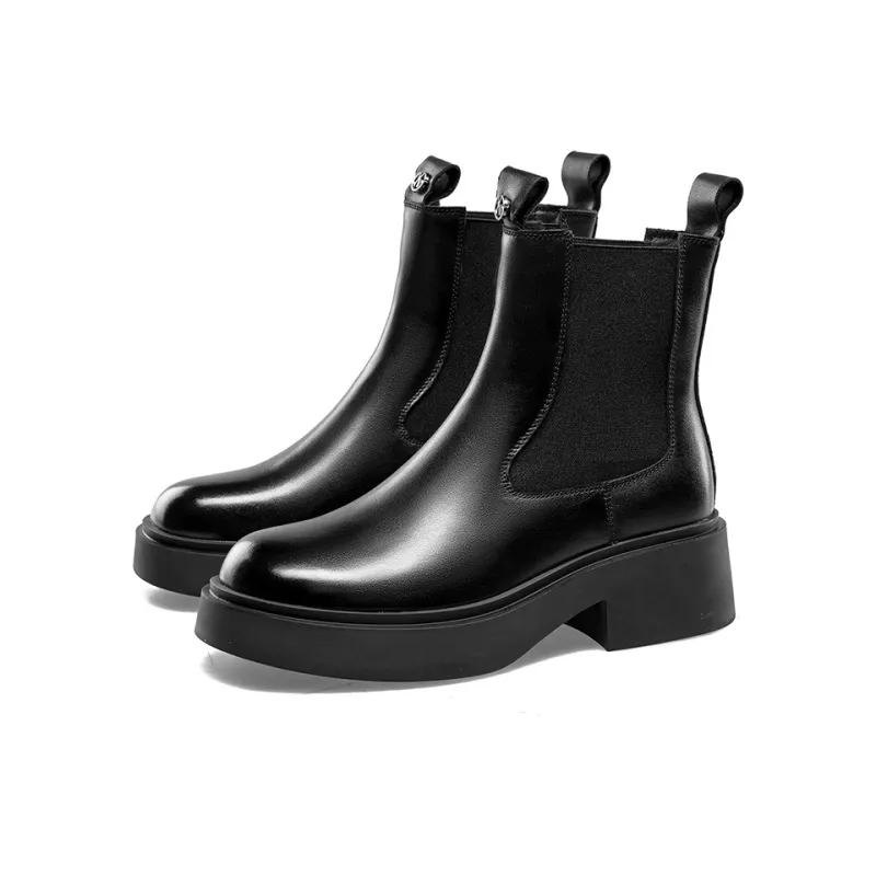 KANGNAI Chelsea Boots Women's Black-3