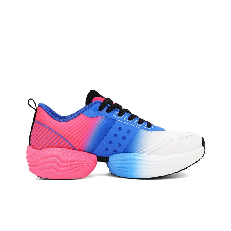 Lin Feng Cushioning Abrasion Resistant Rebound Height Increasing Low Top Kids' Running Shoes Aurora Blue Teenagers-2