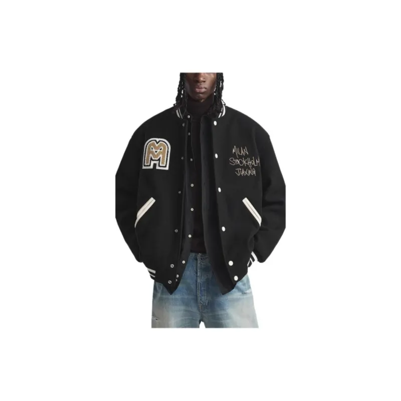 ZARA Jackets Men Black-3