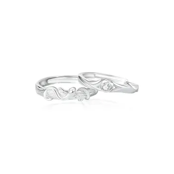 Chongqing Gold Store S925 Silver Rings Unisex