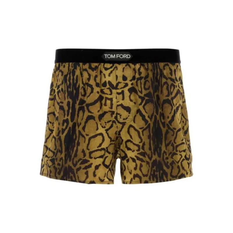 TOM FORD Leopard Printed Boxers-0