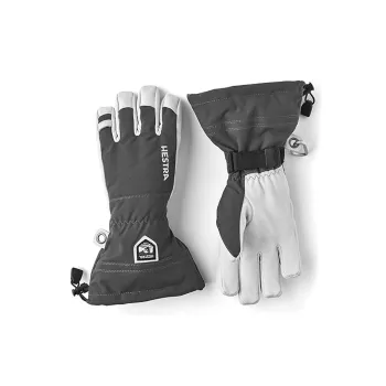 HESTRA Leather Sports Gloves Unisex Gray