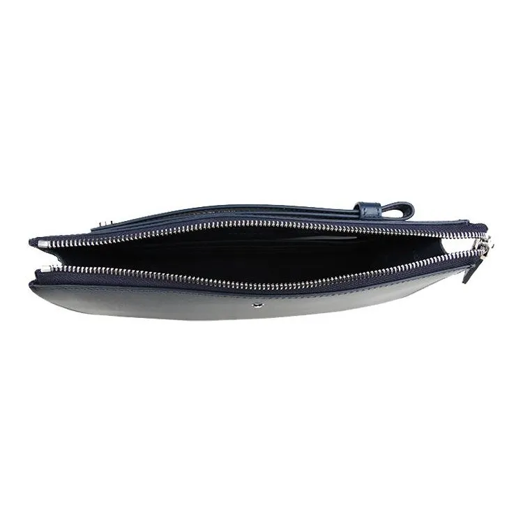 MONTBLANC Meisterstuck Cow Leather Clutch Men's Dark Blue-5