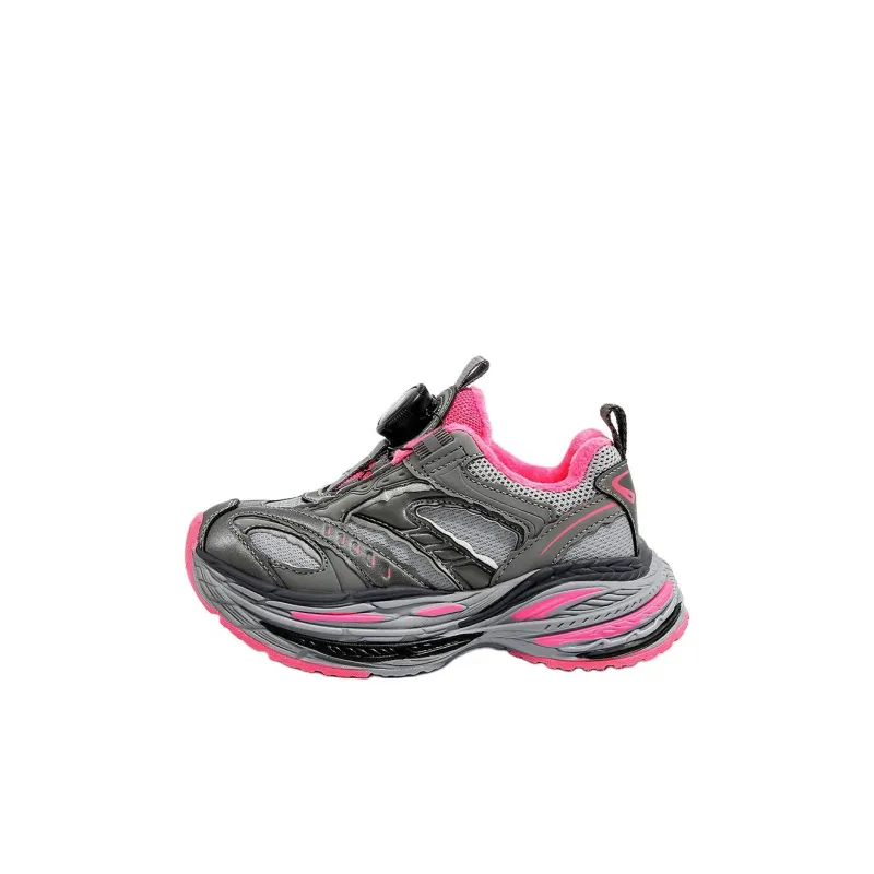 Teenmix Slip Resistant Thermal Low Top Kids Lifestyle Shoes Gray Pink Kids'-0