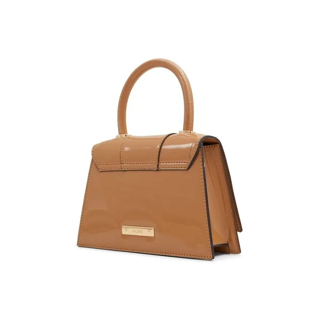 ALDO Artificial Leather Handbag Medium Size Women's Dark Beige-1