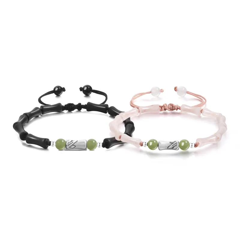 OWNCOOL Hetian Jade Bracelet, Box Green Jade Unisex-6