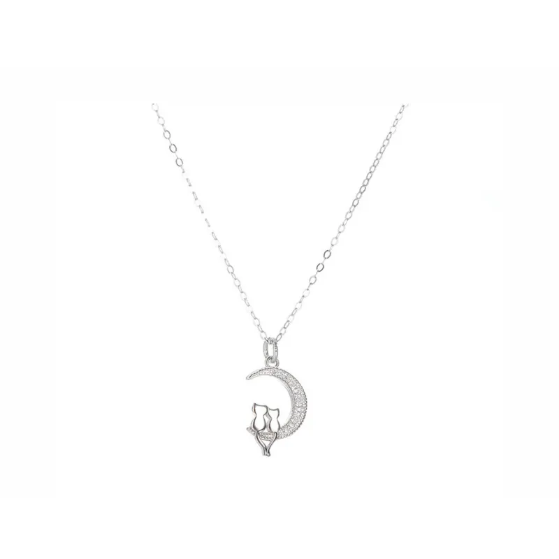CHINA GOLD 999 Fine Silver Necklaces Women's-0