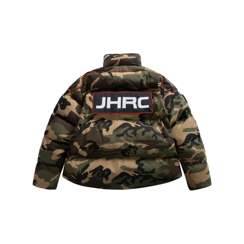 JEFF HAMILTON Puffer Jacket Unisex Camouflage-1