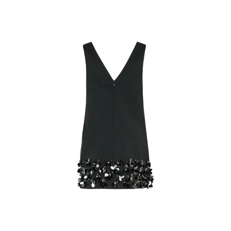 Self portrait Crepe 3D Sequined Mini Dress-1