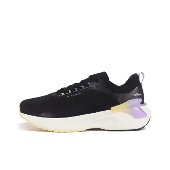 361° Cushioning Wear Resistant Low Top Running Shoes Women's Obsidian Black Digital Lavender