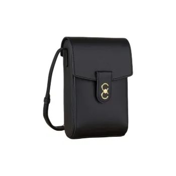 CAFUNE Cow Leather Shoulder Bag Crossbody Bag Women's Black