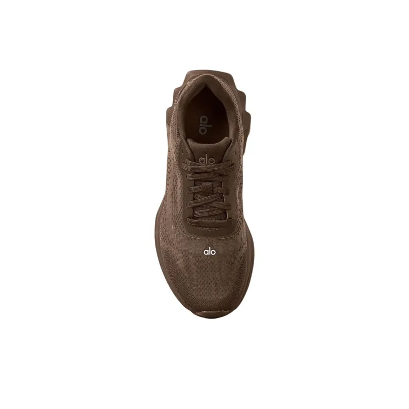 Alo Yoga Alo Runner Anti Slip Wear Resistant Low Top Marathon Long Distance Running Sprint Running Shoes Unisex Brown-2