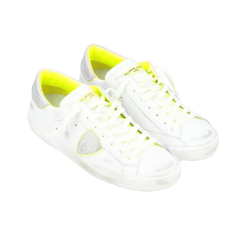PHILIPPE MODEL Paris Low Top Skateboard Shoes Men's White-2