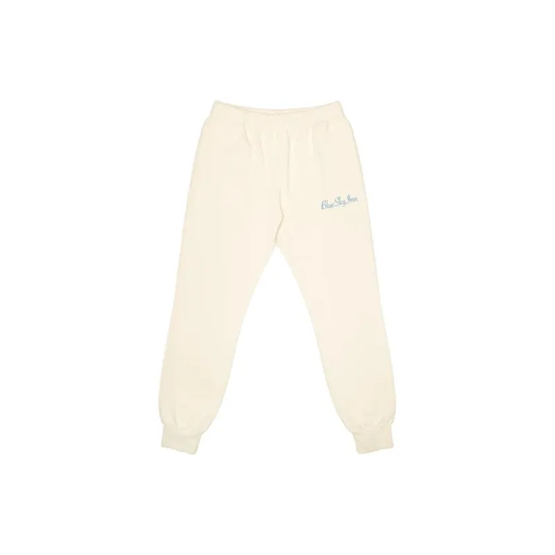 Blue Sky Inn Logo embroidered Cotton Track Pants-0