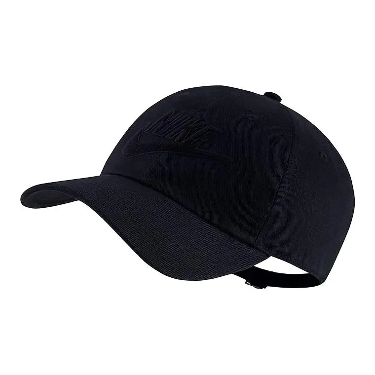 Nike Cotton Fabric 100% Cotton Baseball Caps Women's Black-0
