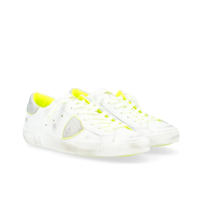 PHILIPPE MODEL Paris Low Top Skateboard Shoes Men's White-1
