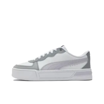 PUMA Skye Anti Slip Wear Resistant Low Top Skateboard Shoes Women's Gray Purple