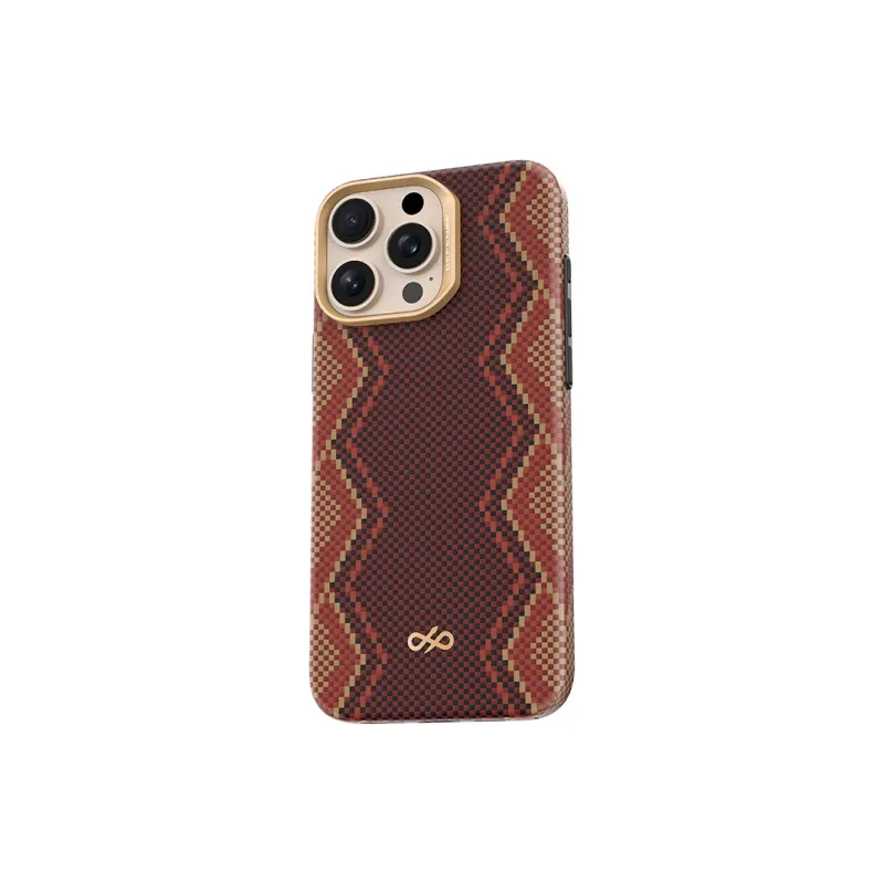Defense Aramid Material 'Beet' Red Snake Scepter Series Compatibility IPhone16ProMax/iPhone16Pro-1