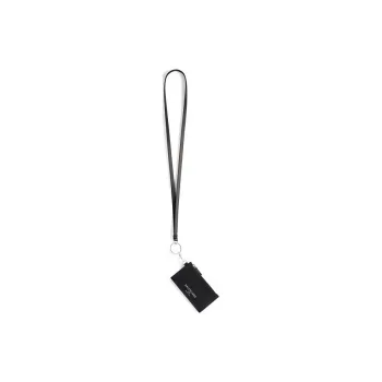 Balenciaga Cow Leather Card Holder Unisex Black