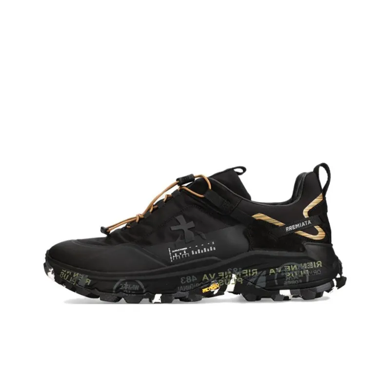 PREMIATA CROSS0.2 Low Top Casual Shoes Men's Black-0