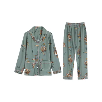 MADALLO Pajama Set Women's Uniform Blue