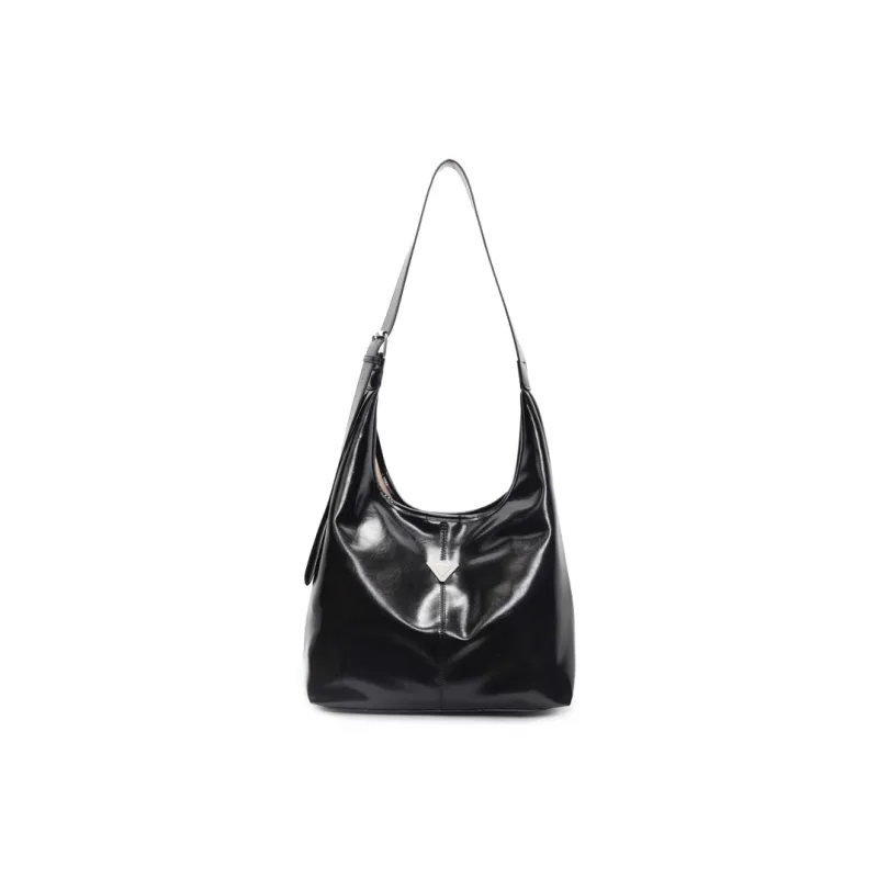 LUVISTRUE PU Shoulder Bag Tote Large Size Women's Black/Khaki/Pink/Coffee-0