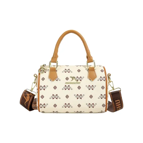 Meow In The Grass PU Shoulder Bag Crossbody Bag Handbag Regular Women's White/Coffee