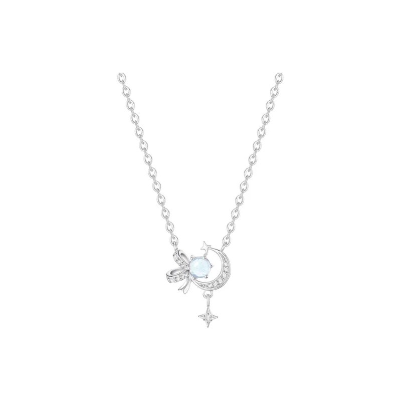 CHINA GOLD 999 Fine Silver Necklaces Women's-0