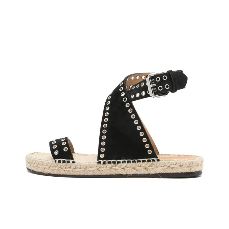 ISABEL MARANT Illya One Strap Sandals Women's Black-0