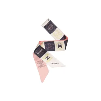 CHANEL - Silk Scarves Unisex Pink